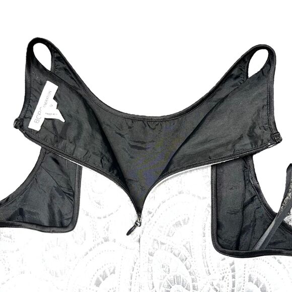 BCBGeneration Womens Cutout Mini Dress from Revolve Whisper White Size 12 EUC - Picture 9 of 11